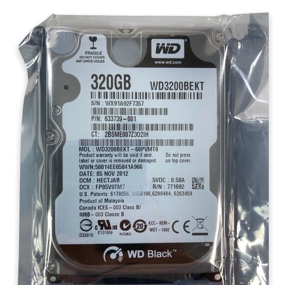 2-PACK Hard Drive Bundle: 9CZ112-160, 633739-001 - *SEE CONDITION - NOT TESTED* - Picture 2 of 11